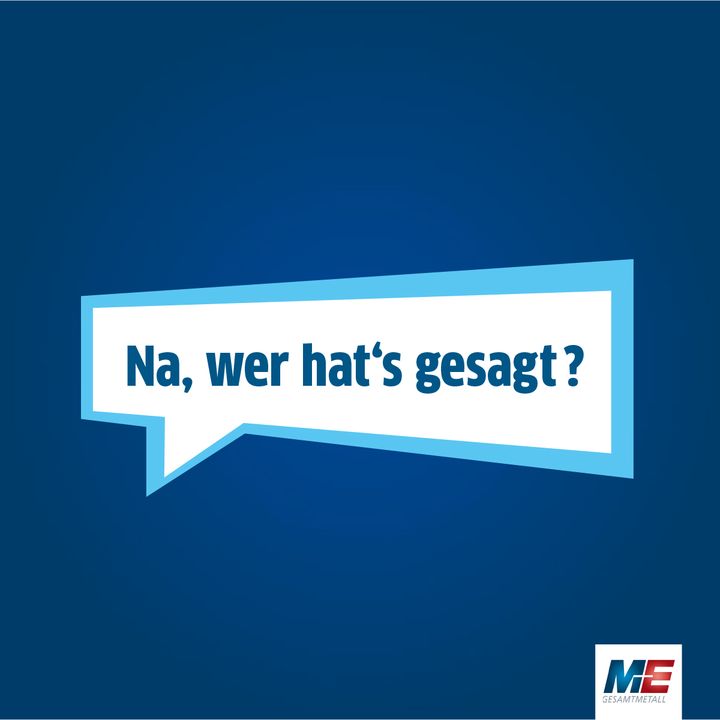 Facebook post by Arbeitgeberverband Gesamtmetall